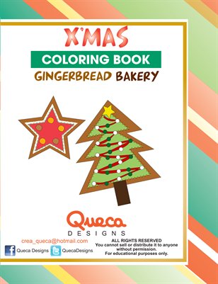 Gingerbread Bakery Coloring Book
