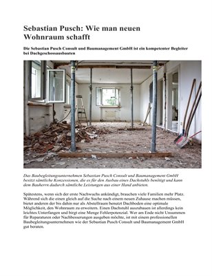 Sebastian Pusch: Wie man neuen Wohnraum schafft