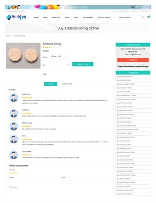 Buy Adderall 30mg pill Overnight in USA